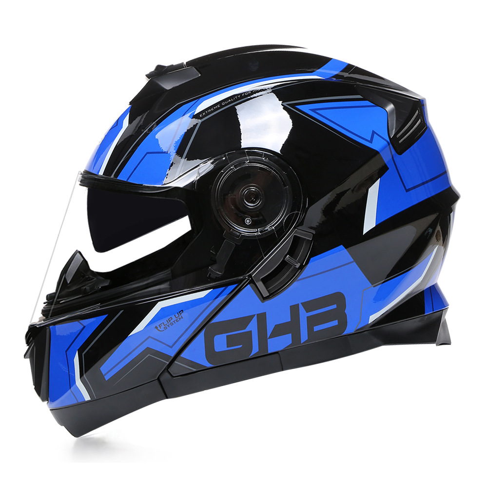 Sales Helmet Hot Motorcycle Inner Sun Lens Riding Bike ddmysmile Helmet Flip Up Modular Motocross Capacete Moto Open Face Casco Moto Dot Smile