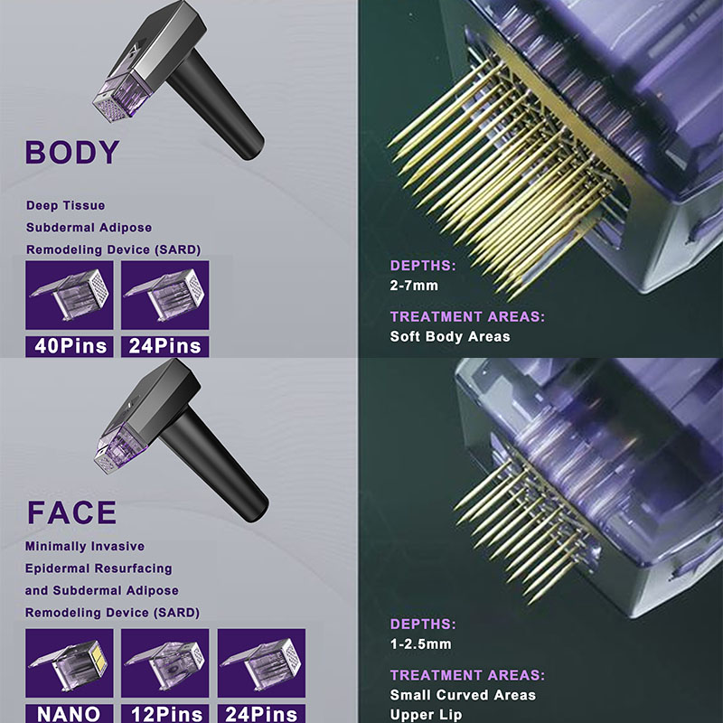 Professional Microneedling Fractional Machine Microneedle Anti Wrinkle Device Fractional Radio Frequency RF Machine Face Lifting Beauty Device