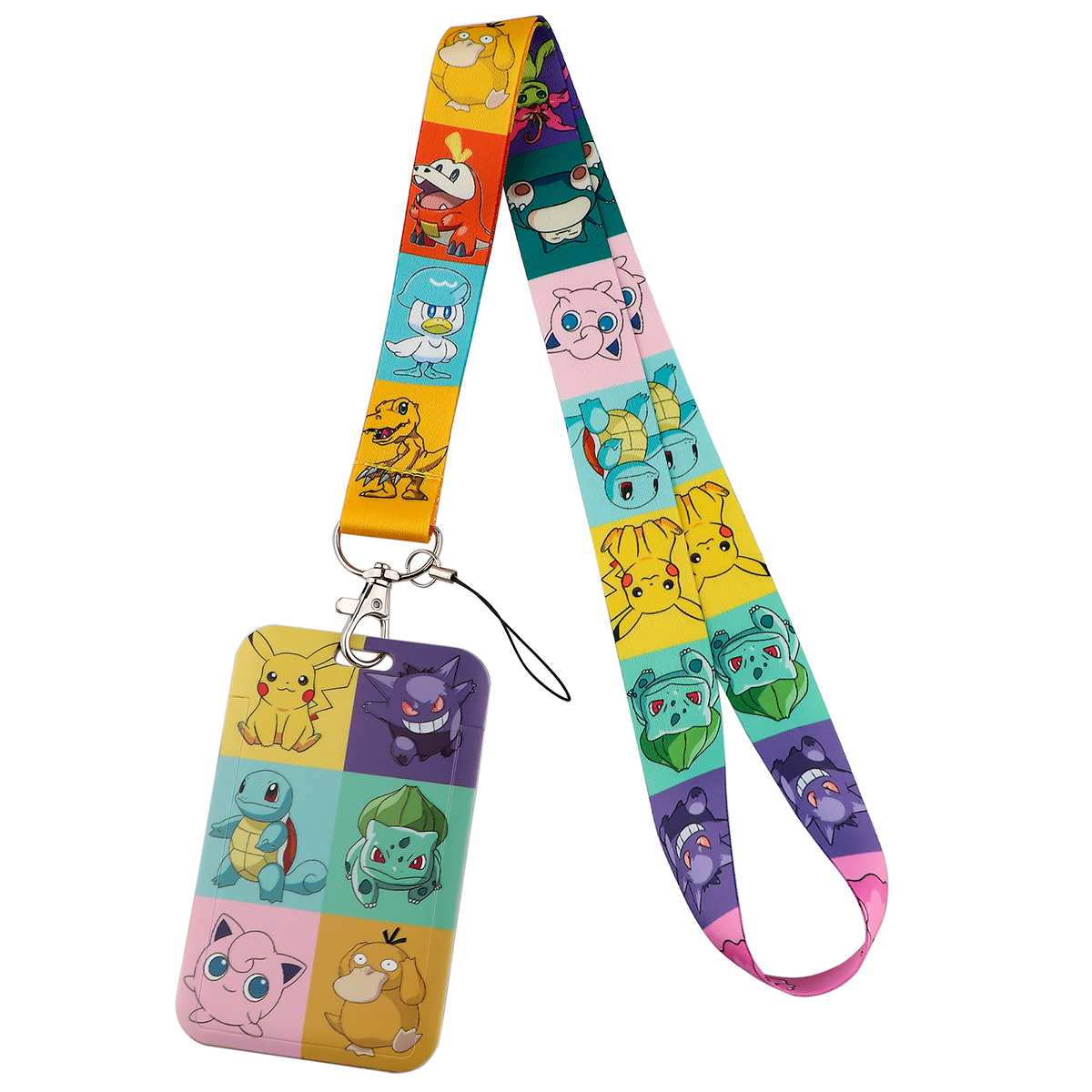 Cute Things Credential Holder Keychain Neck Strap ID Card Holder Lanyard for Keys DIY Hanging Rope Key Ring Accessories Gifts