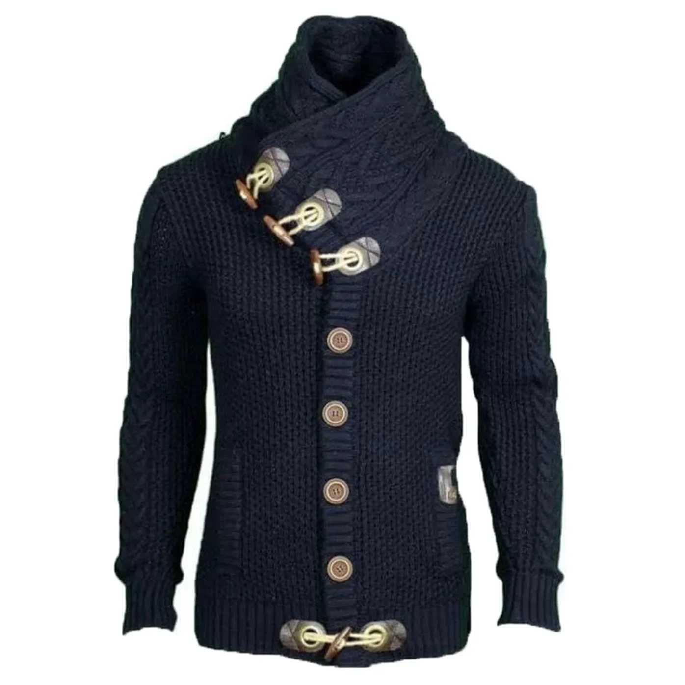 High Quality 20 winter cardigans thick cardigans mens branded clothing knitted sweaters button jackets M sweater tops T241111