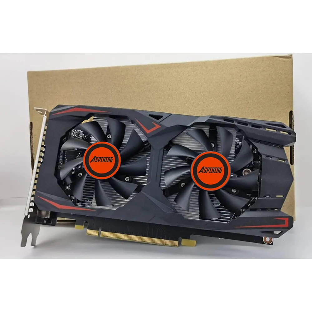 ASPIRING GTX550Ti Gaming Graphics Card, 6GB GDDR5 192BIT Computer Video Cards with Fans, PCIe 2.0 VGA/DVI/HDMI Video Graphics Card GPU