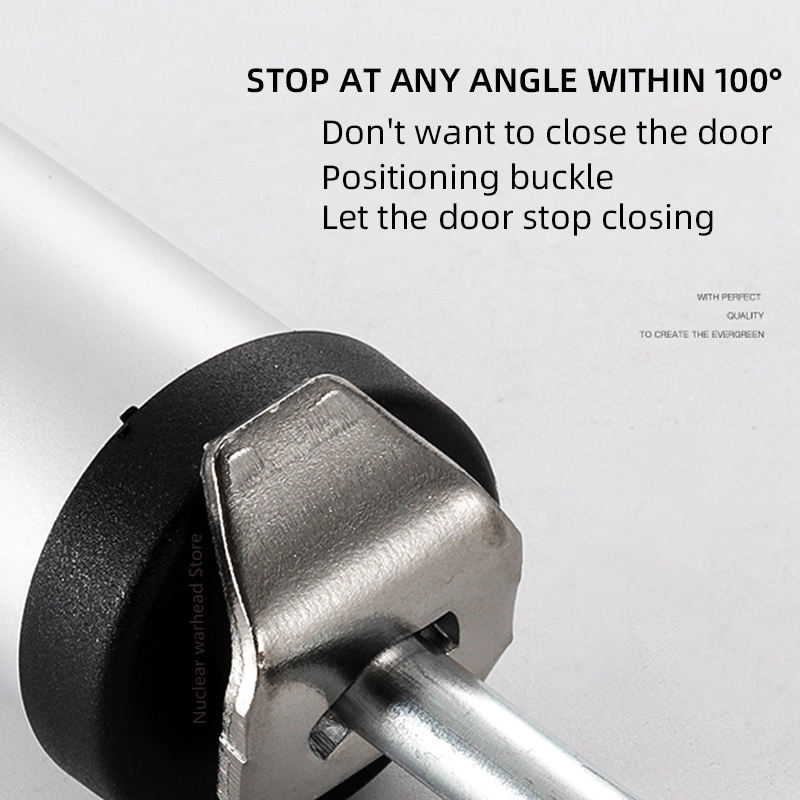 Automatic Spring Door Closer 90 Degrees Positioning Stop Buffer Speed Adjustment Door Closing Device Furniture Door Hardware