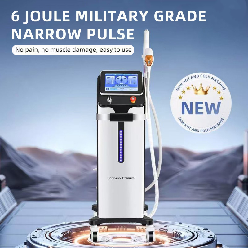 Fabulous Powerful 2 Handles 808 Diode Laser + Picosecond Laser Skin Smooth Rejuvenation Ice Point Hair Removal 5 Probes Picolaser Tattoo Removal Machi
