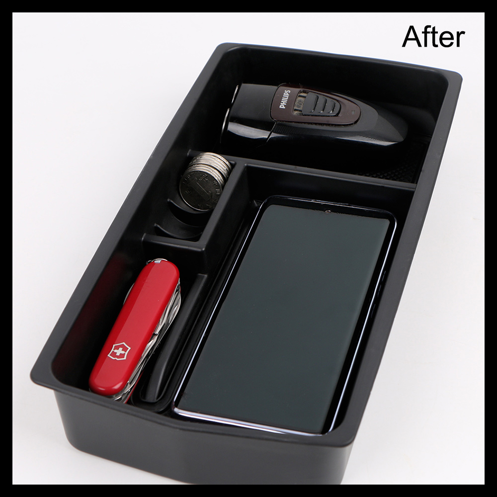 Car Central Armrest Storage Box For Kia XCeed Ceed GT 2018-2022 Central Control Organizer Tray Accessories ABS Material