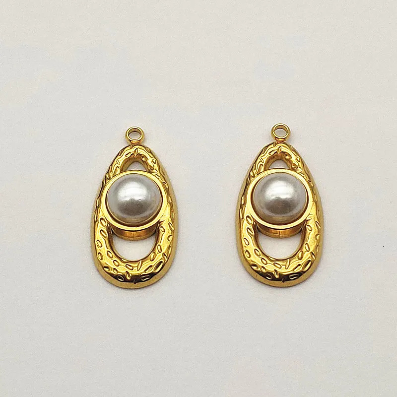 incoming 26mm 50 piece stainless steel pendant charm used for DIY accessories of handmade necklaces/earrings jewelry accessories discovery 241108