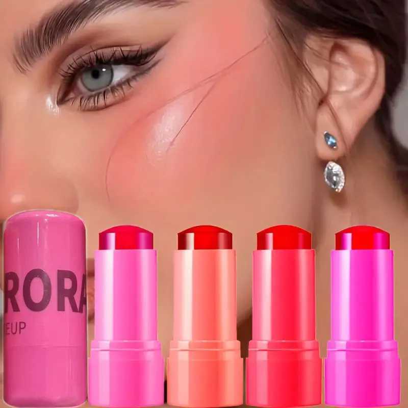 Jelly blush lip gloss stick for lazy people to contour even skin tone brighten and color easy to apply for both lips and faceXJ241111