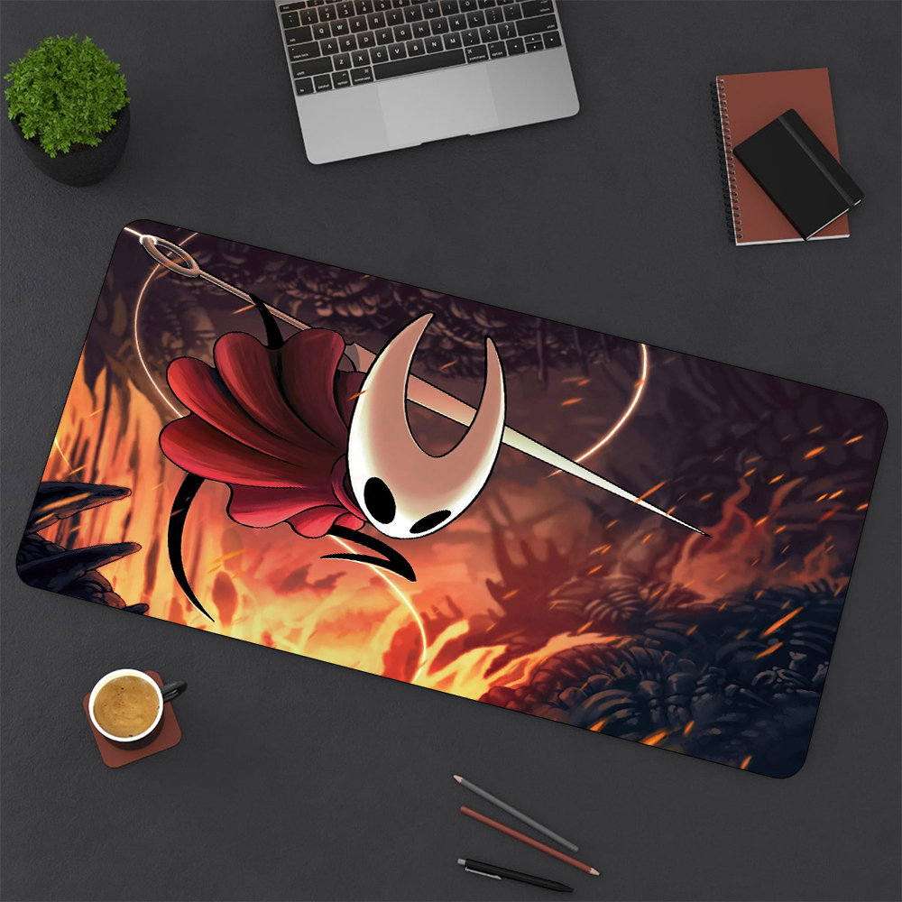 Large Mouse Pad Xxl Hollow Knight Gaming Mousepad Gamer Desk Protector Deskmat Keyboard Mat Pc Accessories Mats Anime Mause Pads