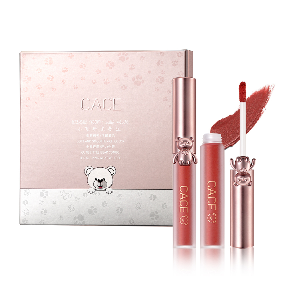 Velvet Matte Liquid Lipstick 5 Colors Sets Waterproof Lip Gloss Beauty Girl Makeup Nude Lip Tint Long-lasting Lip Makeup Sets