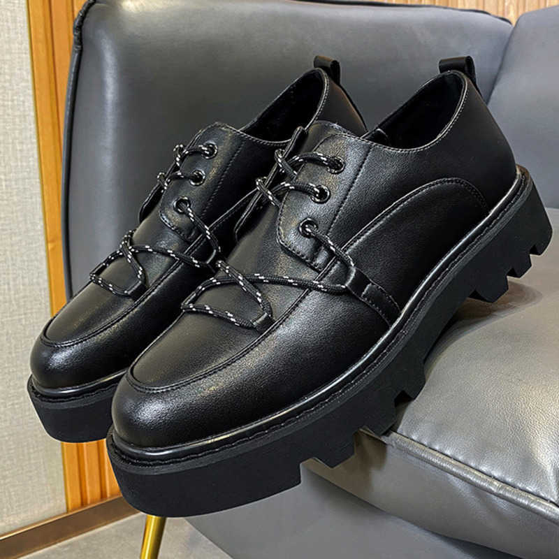Black Men Dress Shoes Mens Shoes Summer Thin Breathable Business Casual Shoes British Fashion Versatile Leather Shoes 241009