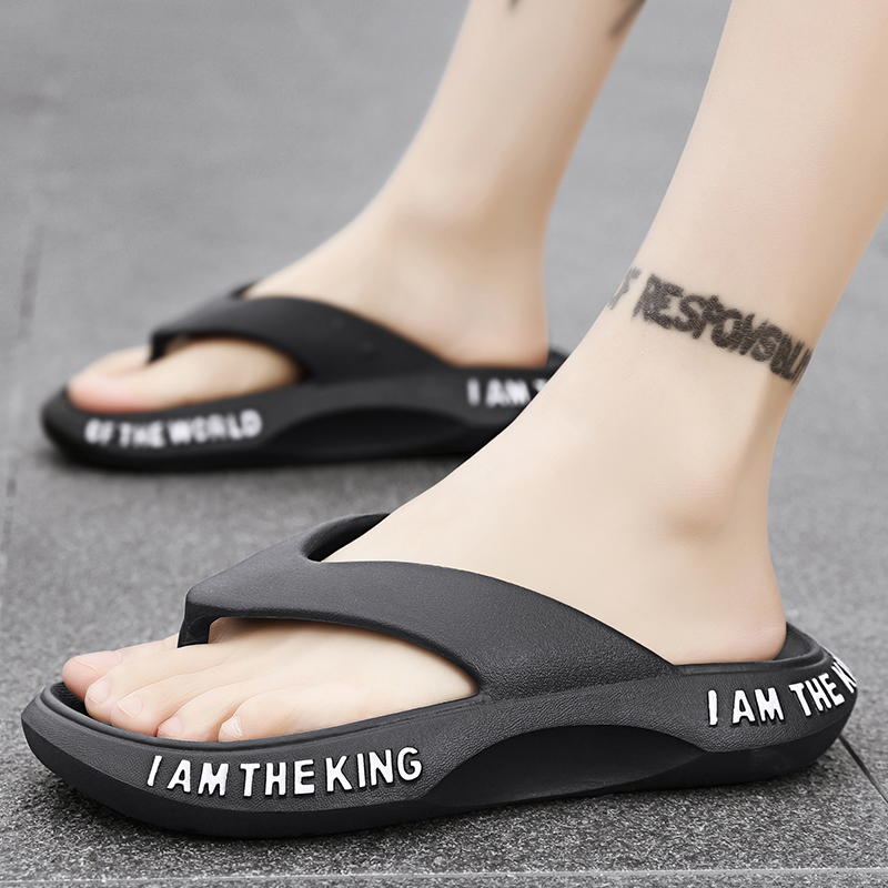 2023 New Men Flip Flops Men Slides Slippers Indoor Outdoor Sandals Man Slippers Soft Bottom Home Shoes Beach Slippers Flip Flops