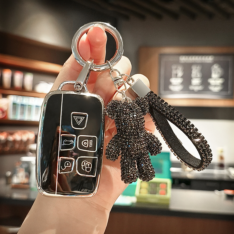 TPU Car Remote Key Case Cover Shell For Land Rover Range Rover Sport Velar Evoque Freelander2 Discovery For Jaguar XF XJ XJL XE