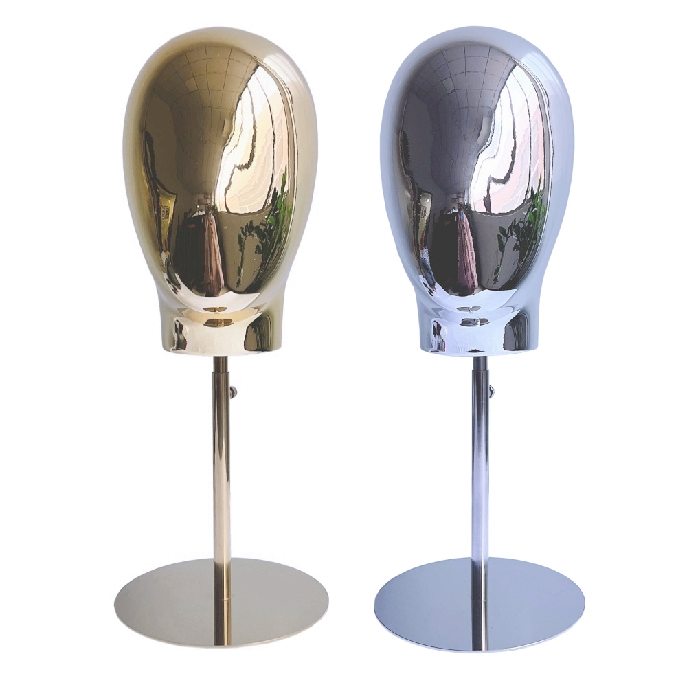21 Inch Adjustable Mannequin Head Wig Making Head Metal Head Wig Hat Glasses Display With Detachable Stand Vintage Style Holder