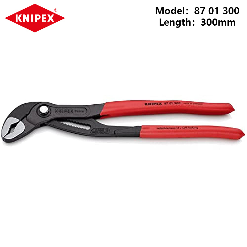 KNIPEX Tools Cobra Water Pump Pliers 8701125 8701150 8701180 8701250 8701300 8701400