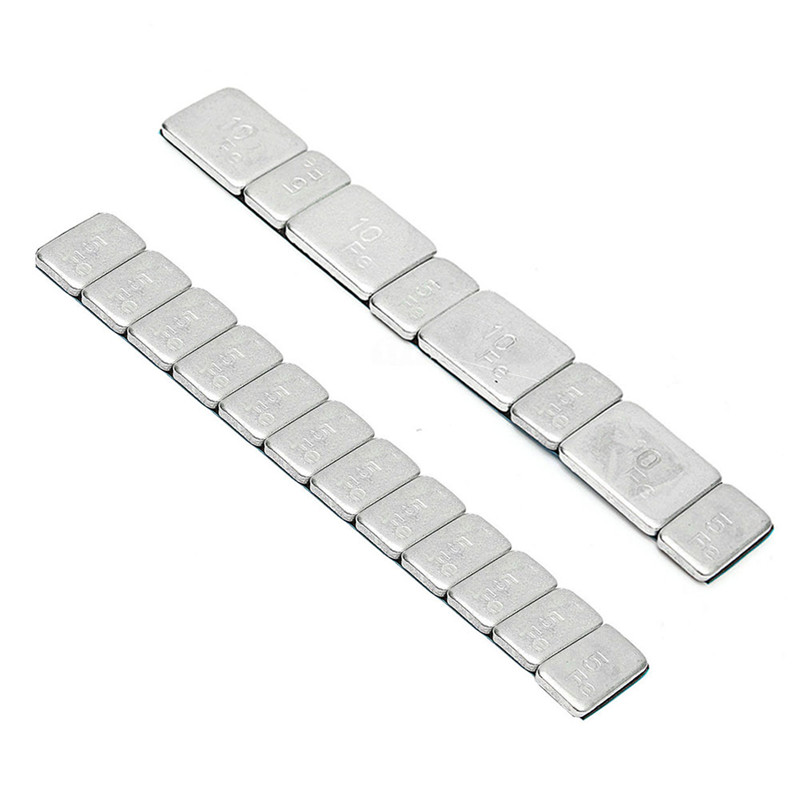 ZK50 50g Universal Car Truck Adhesive Wheel Tire Balance Weights Wheel Tyre Balancing Bar Sticker Car Accessories