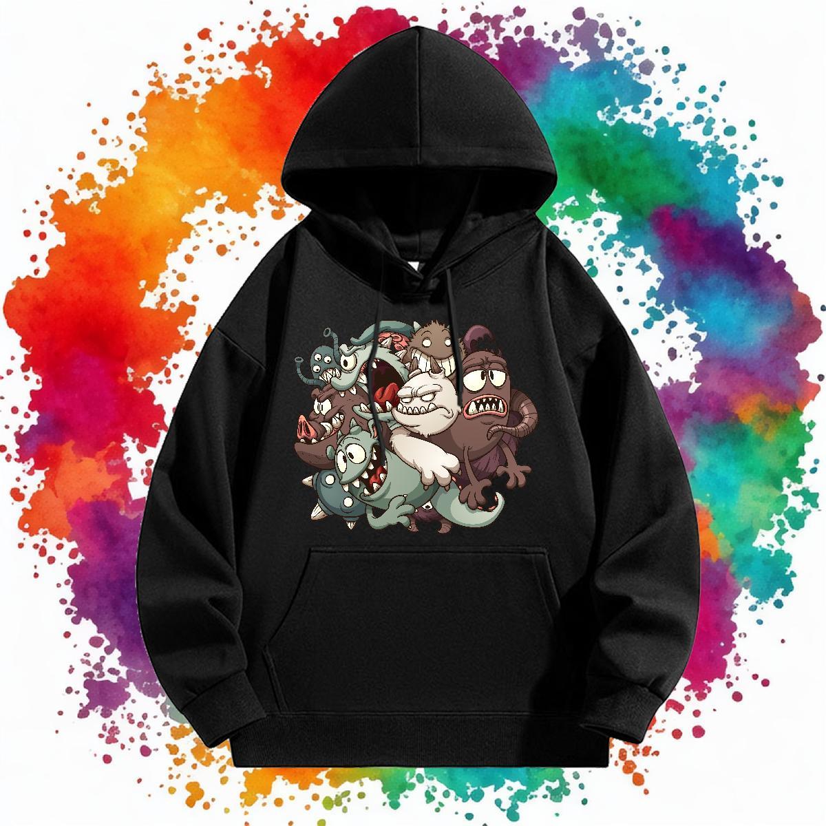 2024 New Men's Hooded Sweatshirt Hooded Collar Brand Mens Hoodie Plus Size Custom Tops Hoody Hip Hop Street Cotton 350g
