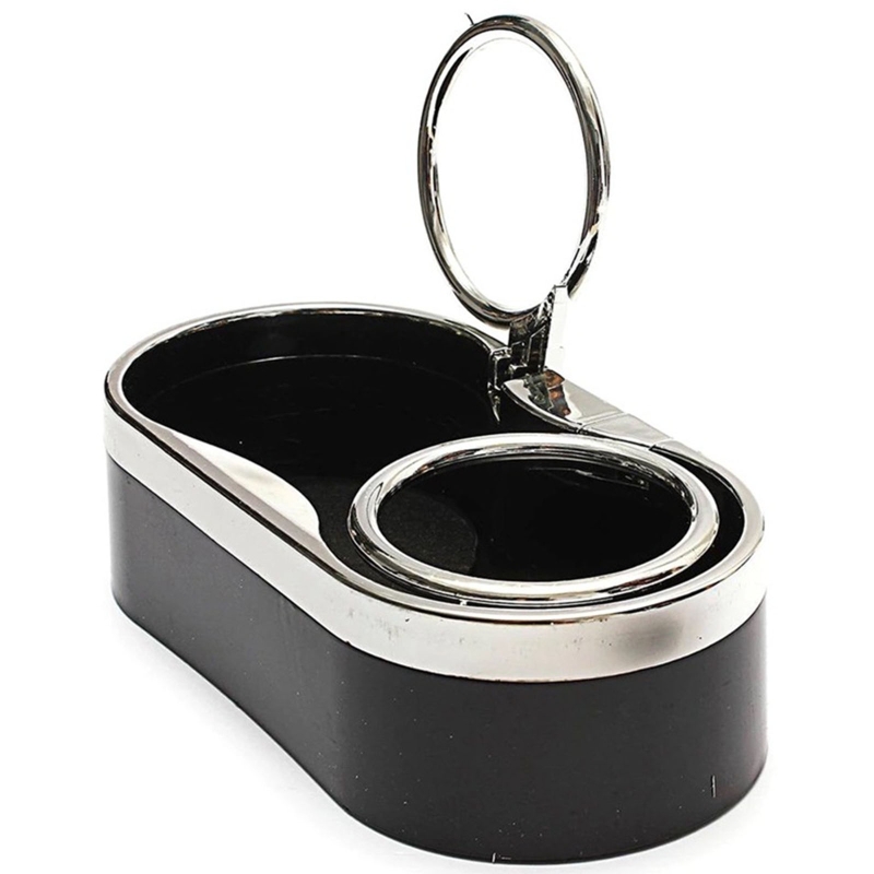 Car Interior Cup Water Bottle Holder Stand Dual Hole Beverage Mount Stand Holder Dashboard Drink Organzier Rack LX0E