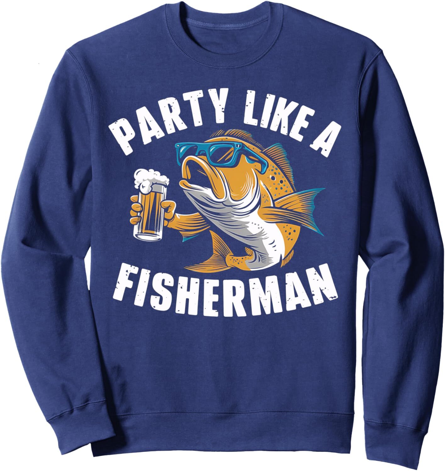 Long Sleeve Shirts for Men sweatshirt Fisherman Fishing Party Like A True Fisherman Gift Sweatshirt T shirt Tee Streetwear Casual tops clothes
