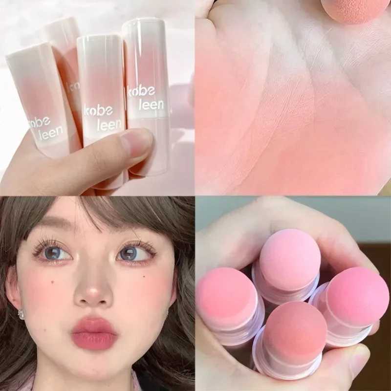 Multi-purpose Blush Stick Waterproof Peach Pink Matte Cheek Eyeshadow Powder Lasting Eyes lips Blusher Face Makeup CosmeticsXJ241111