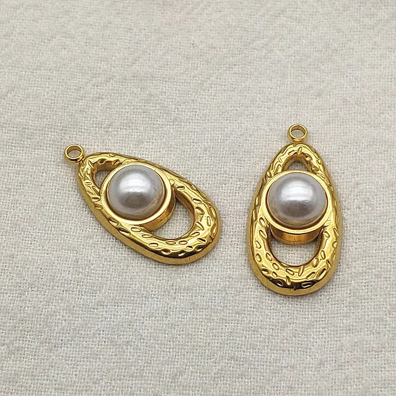 incoming 26mm 50 piece stainless steel pendant charm used for DIY accessories of handmade necklaces/earrings jewelry accessories discovery 241108