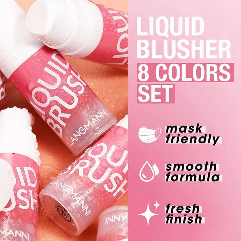 Multifunction Liquid Blush Lipstick 3-in-1 Eyes Cheek Lip Tint Lasting Waterproof Rubor Face Rouges Korean Women Makeup CosmeticXJ241111