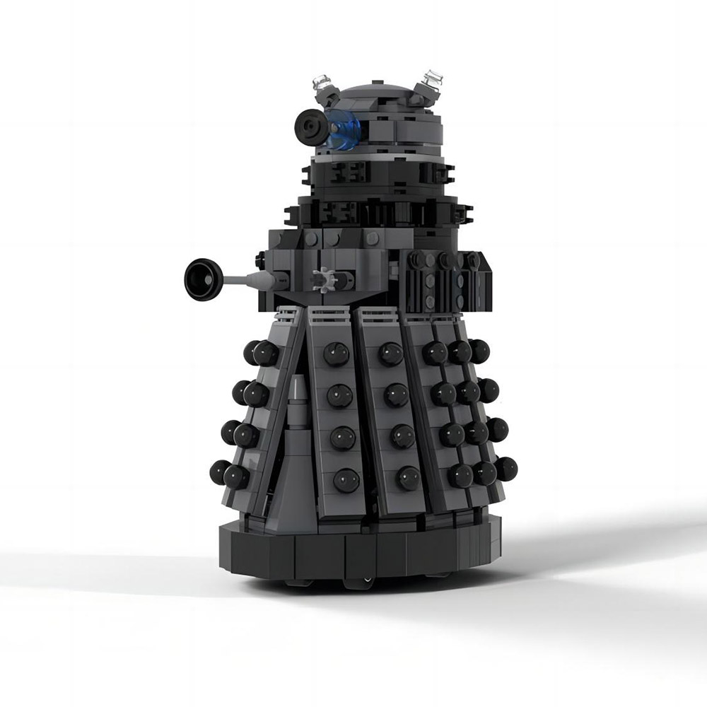 BuildMOC Doctor Whoed Robot Daleked Building Block Set Movie Character Doctor Telephone Booth Time Machine Model Bricks Toy