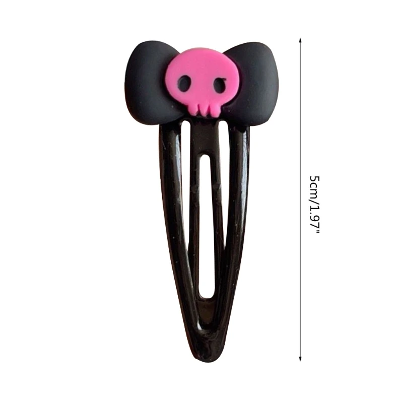new Skull 2025 Hairpin Bows Barrettes Hairpin Skull Bobby Pin Bows Hair Clip Bows Hairpin JK Hair Clip Jk Hair Accessories