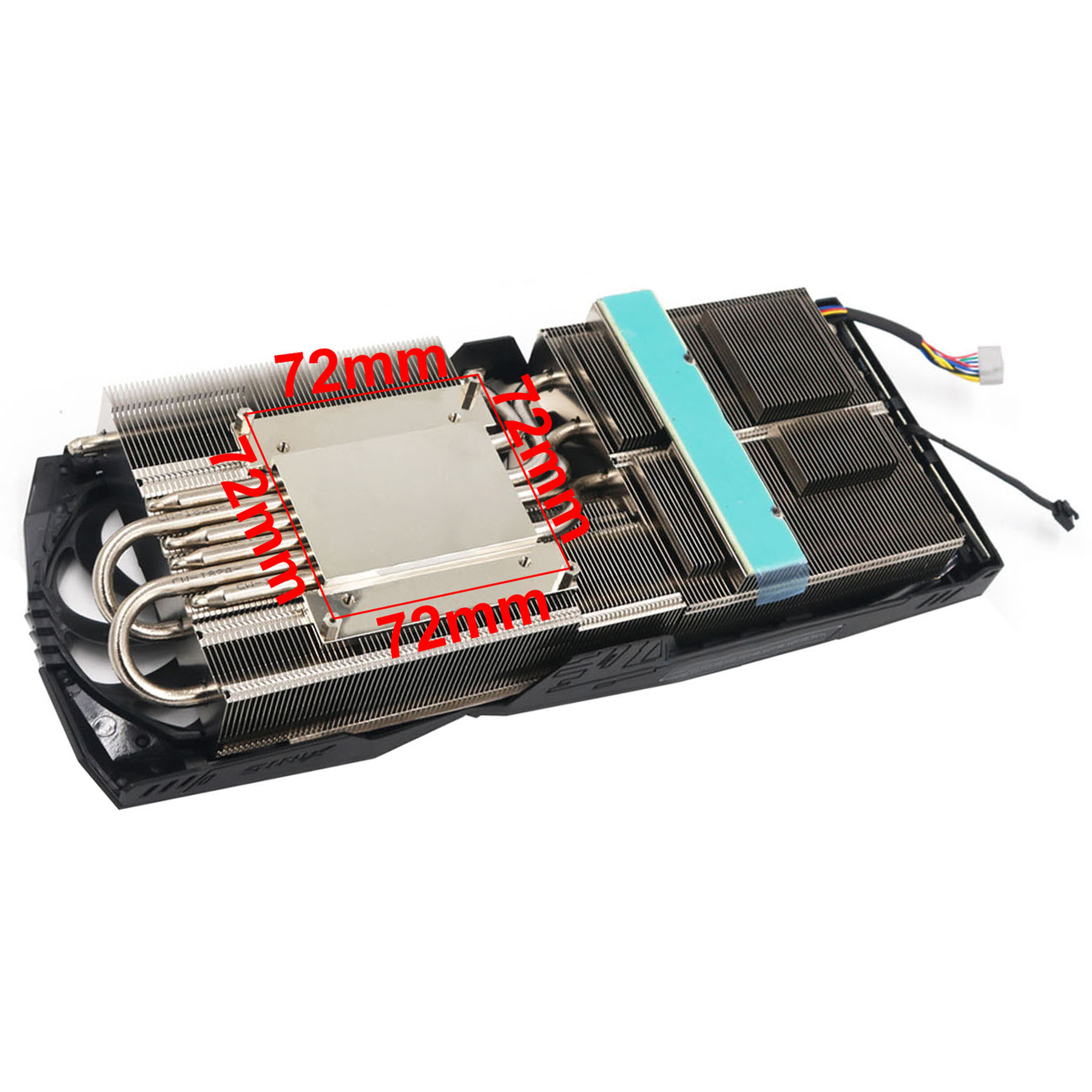 For ASUS ROG STRIX RTX 2080 Ti OC 11G Gaming with RGB Video Card Heatsink RTX2080Ti Replacement Graphics Card GPU Heatsink - view 4