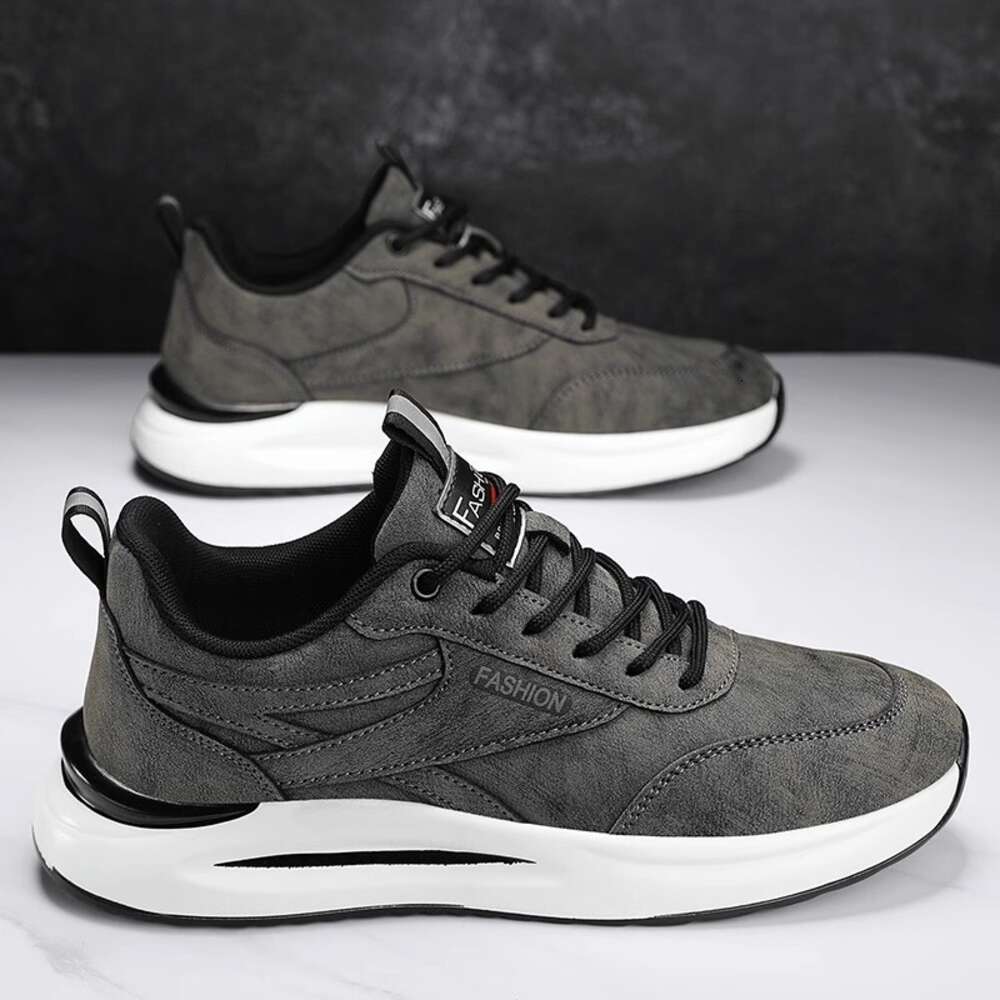 Ddmysports Labor Protection Shoes Autumn Men S Construction Site Work Anti Slip Wear Resistant Leather Surface Waterproof Trendy For OUTDOOR