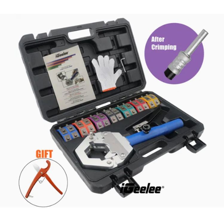 Hydraulic A/C Hose Crimper Ig-71500 Hydraulic Hydra-Crimp for Barbed and Beaded Hose Fittings