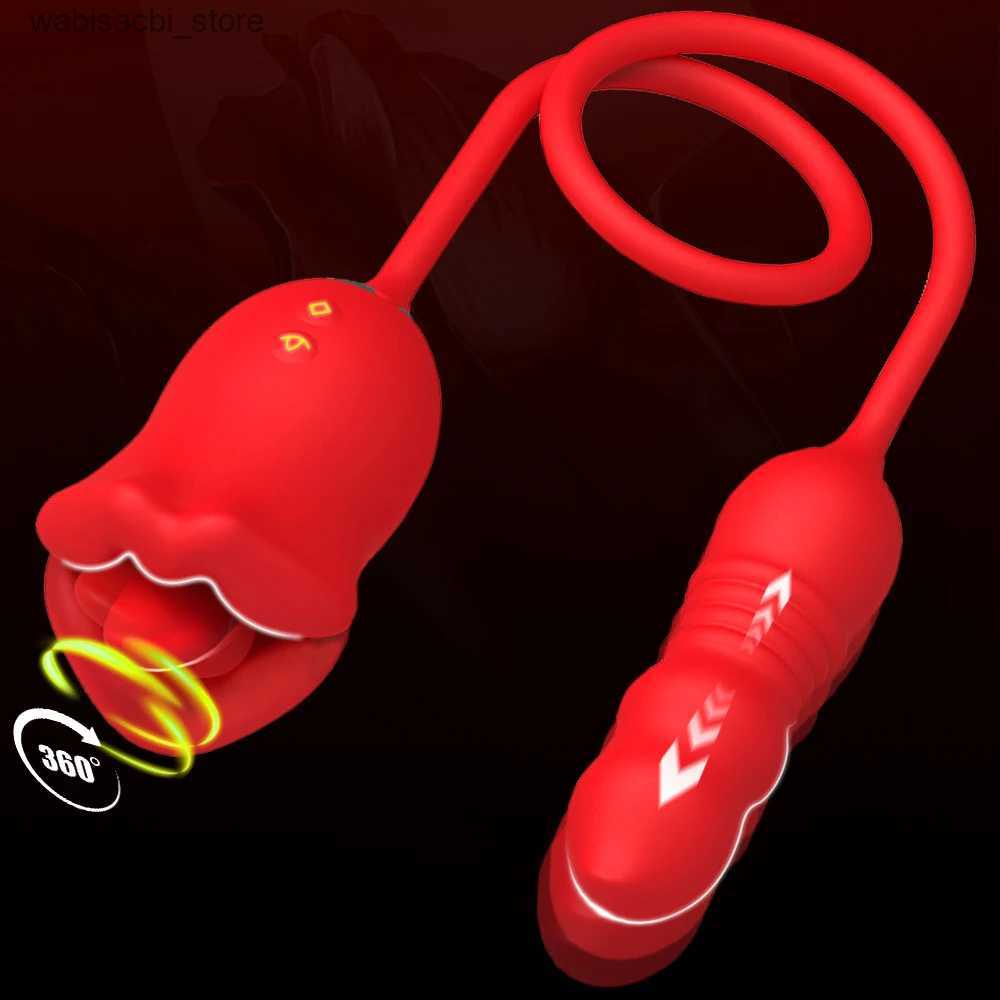 Autres articles de beauté de la santé Rose Toy Dildo Brusting Vibrateur pour les femmes Stimulateur de clitoris du mamelon féminin vibranttongue