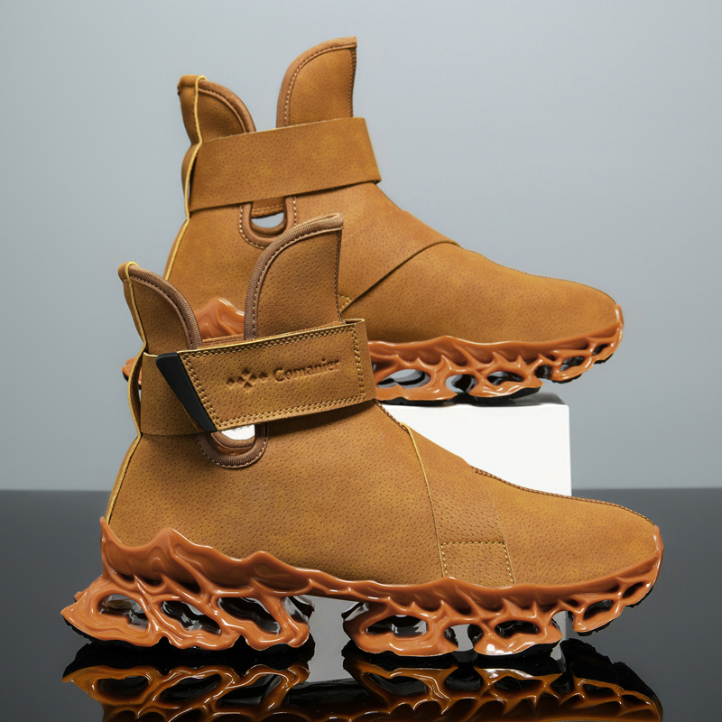 2025 new Keep Winter Warm Sneakers High-top Blade Running Men Ourdoor Snow Plush Platform Ankle Boots Cotton Padden Shoes 95ad