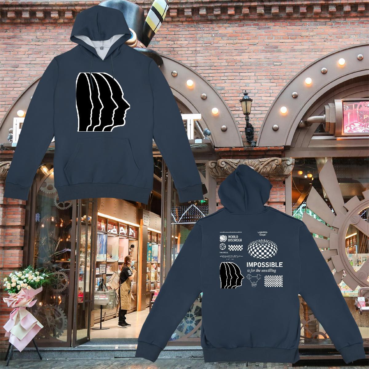 Brand Hoodie Men Breathable Drawstring Cool Hoodie for Man Woman Plus Size Custom Clothes Hoodie Spring Autumn Warm Fleece