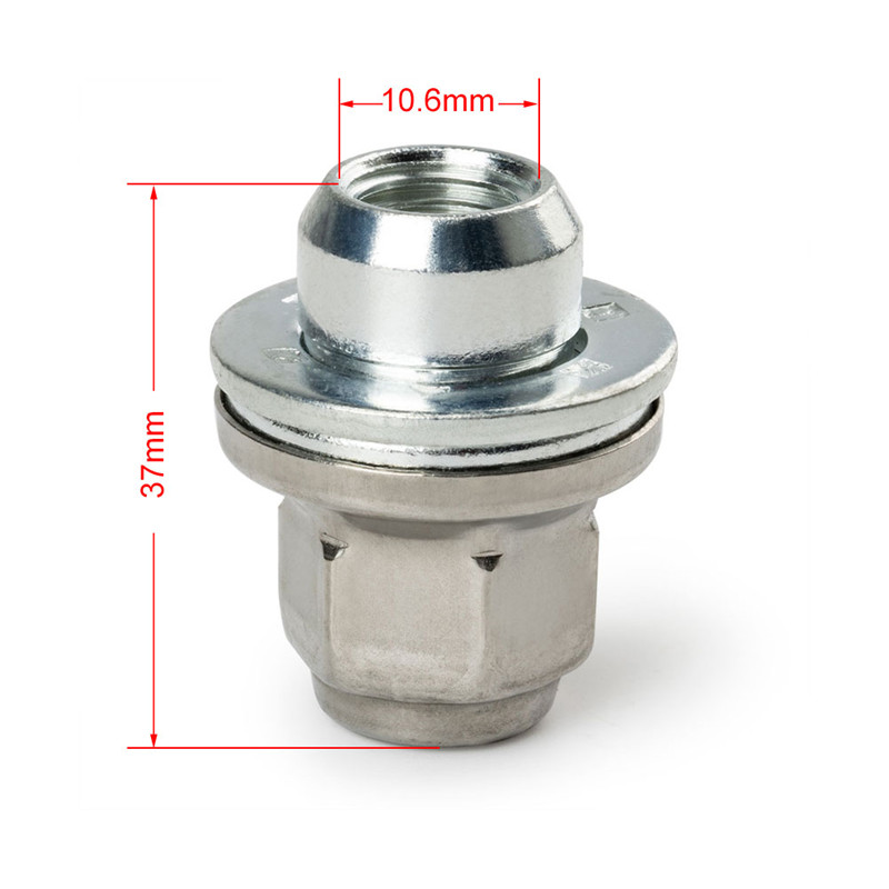 5PCS Wheel Lug Nuts Chrome 12x1.5 For Jaguar F-Type S-Type X-Type XJ XJR XE XF XJ220 1991-2022 Auto Part C2C35294010 C2C35294