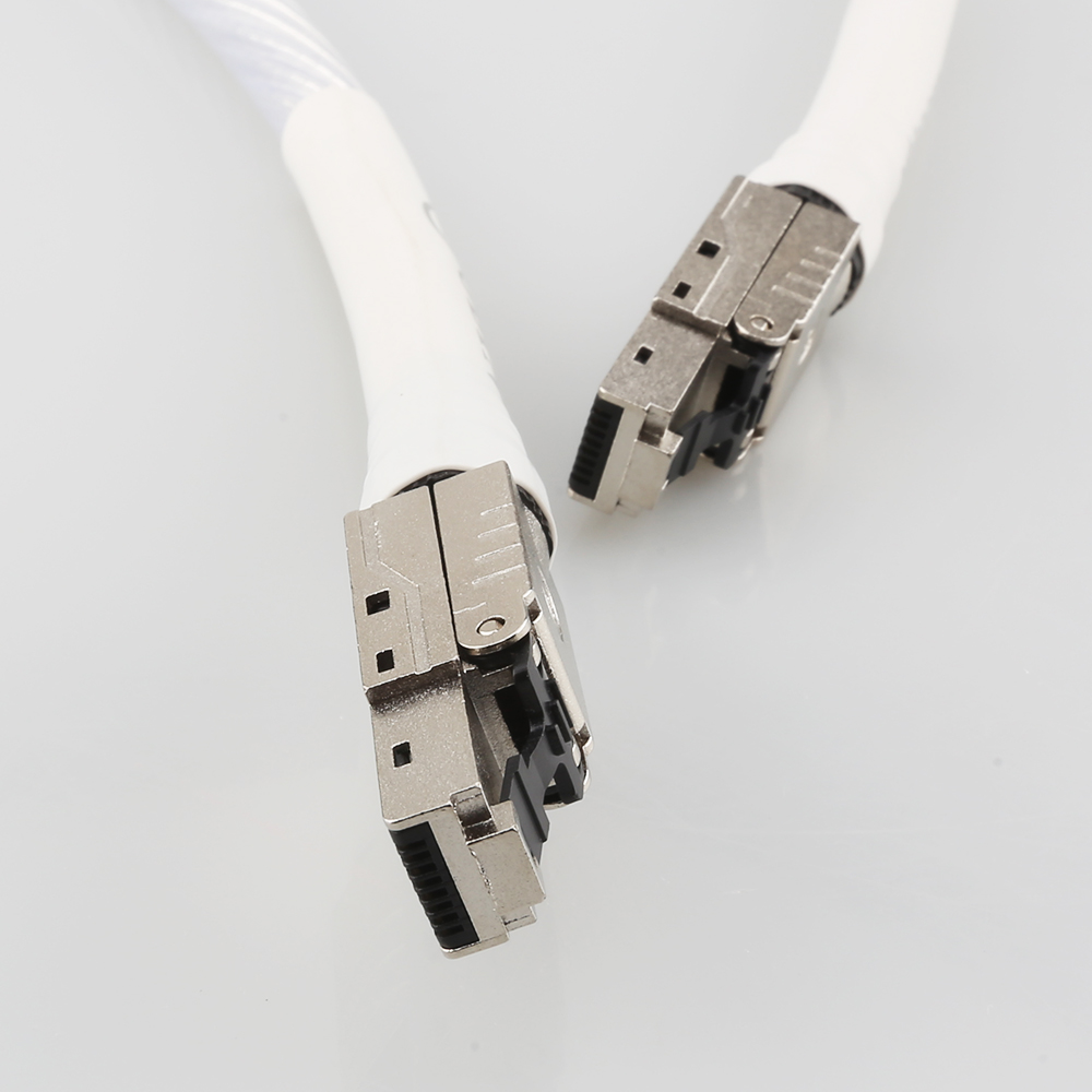 Nordost ODIN Cat8 Ethernet Cable: High-Speed RJ45 Network Patch Cable with High Purity Sier-Plated Conductors for Superior Data Transmission dh9103200