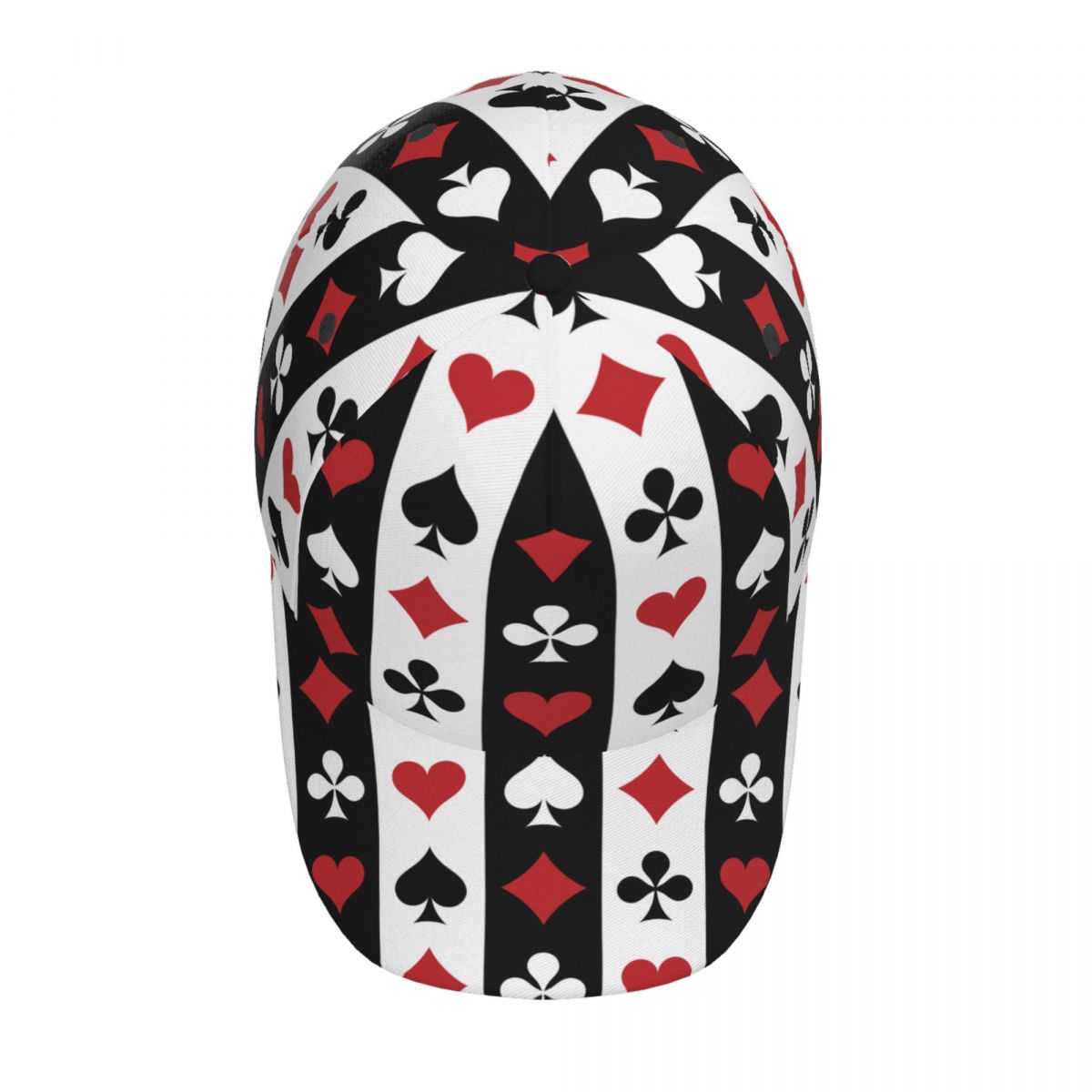 Poker Red Black Alice In Wonderland Outdoor Sport Caps Baseball Hat Men Women Visor Cap Cap Street Hip Hop Caps golf hat men
