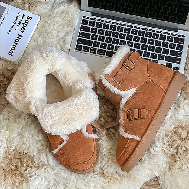 Women's winter new style with plush and thick snow boots free shipping.