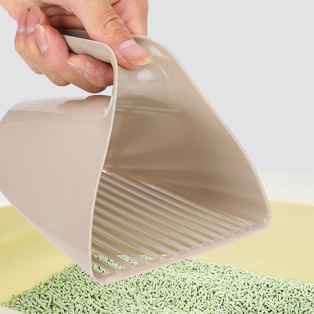 / Set Cat Litter Boxes Shovel Cleaning Tool Cat Toilet Plastic Shovel Scoop with Handle Cat Litter Shovel Shovel with Handle