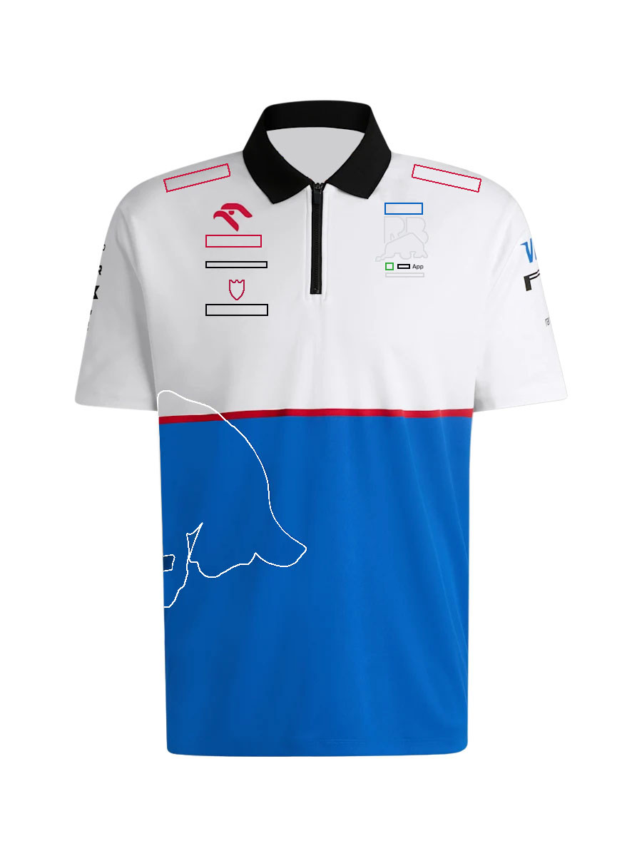 2024 New F1 Formula One racing clothes fans short-sleeved T-shirts POLO shirts with lapels free shipping