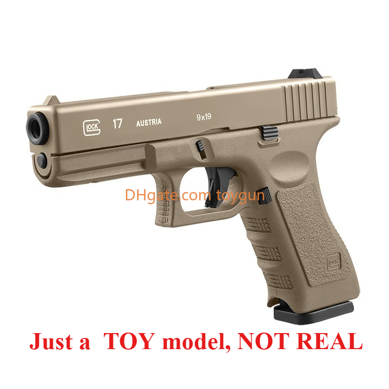 G17 Soft Bullet Pistol Manual Toy Gun Foam Dart Blaster Toy Realistic Shooting Model Armas Pneumatic Gun For Adults Boys Outdoor Game