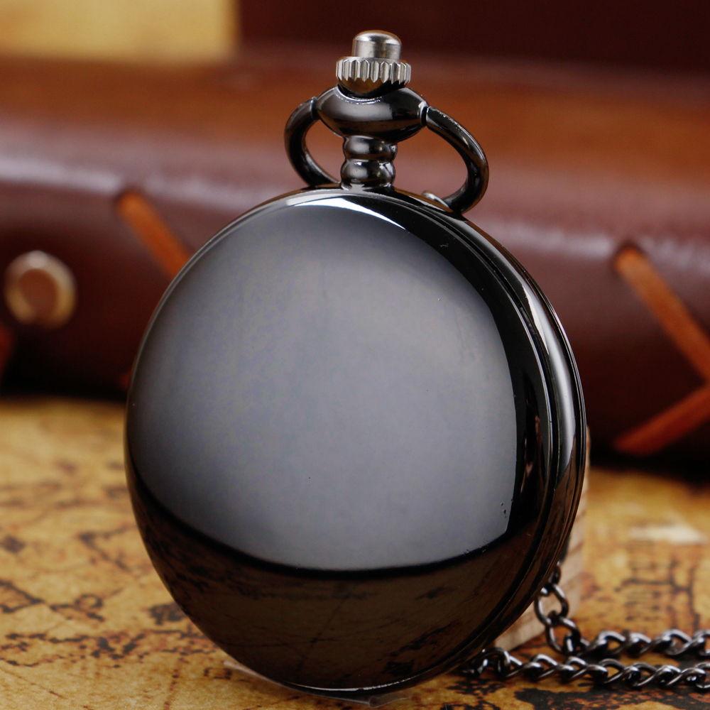 TO MY SON Literal Pocket Watch Crown Pattern I LOVE YOU Foever Flip Pocket Watches for Boy Bitthday Gift