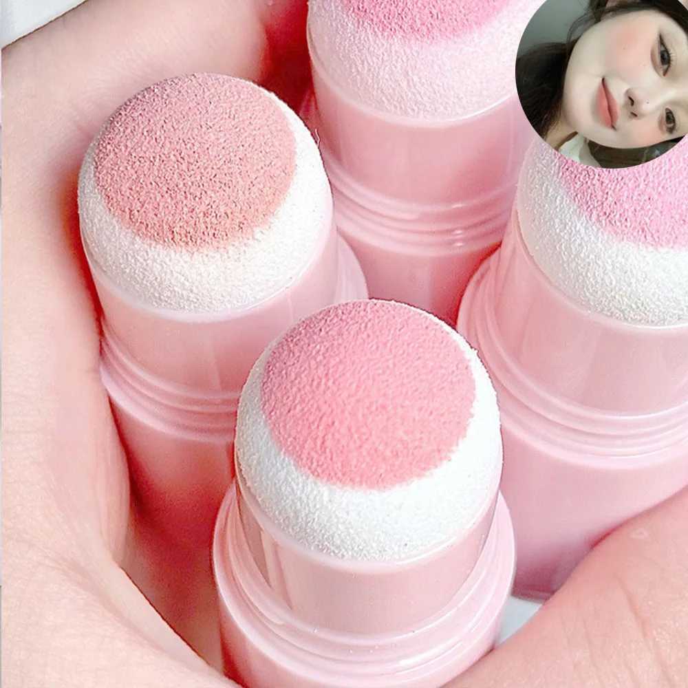 Natural Pink Color Cappuvini Blusher Stick Face Blusher Patting Powder Blusher for Cheeks Cute Korean StyleXJ241111