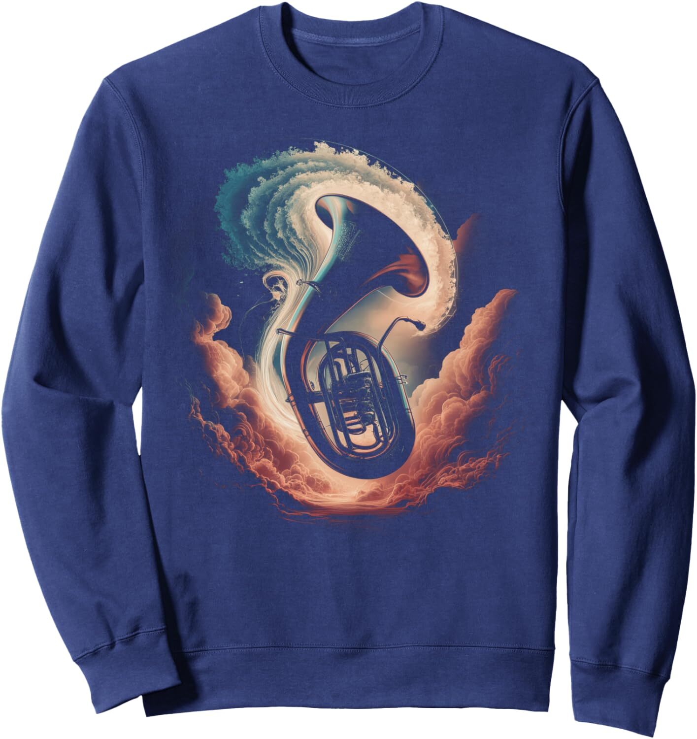 Long Sleeve Shirts for Men sweatshirt Tuba Player Musician Gift Funny Marching Band Concert Music Sweatshirt T shirt Tee Streetwear Casual tops clothe