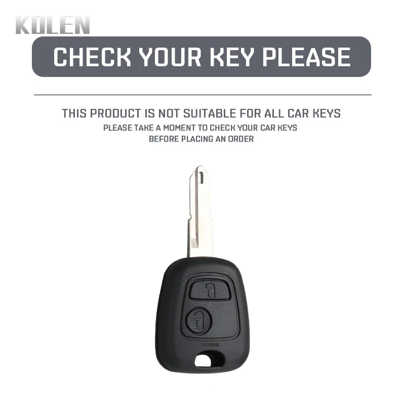NEW TPU Remote Car Key Case Shell Cover For Peugeot new 106 107 2025 206 207 306 307 406 407 For Citroen C1 C4 Protector Fob Accessories