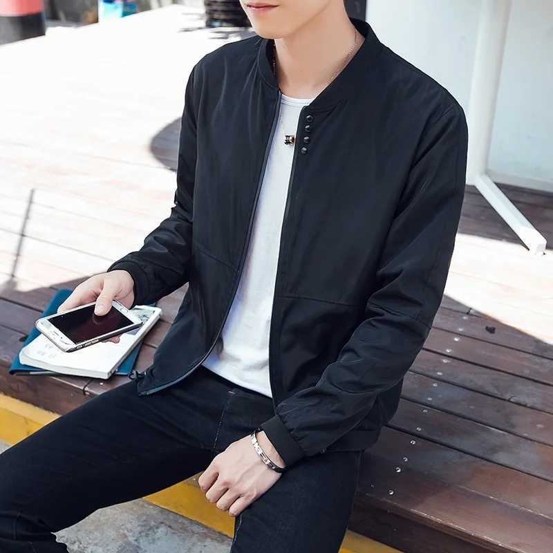 Mens Fashion Jacket Spring New Casual Jacket Zipper Jacket Bomber Jacket Mens Jacket W241111