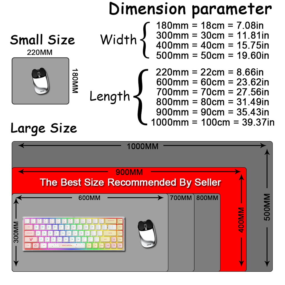 Gaming Mouse Mat Anime Girls Non-Slip Mouse Pad Gamer Rubber Computer Mousepad Office Large Rubber Table Mat Game Keyboard Pads - view 6