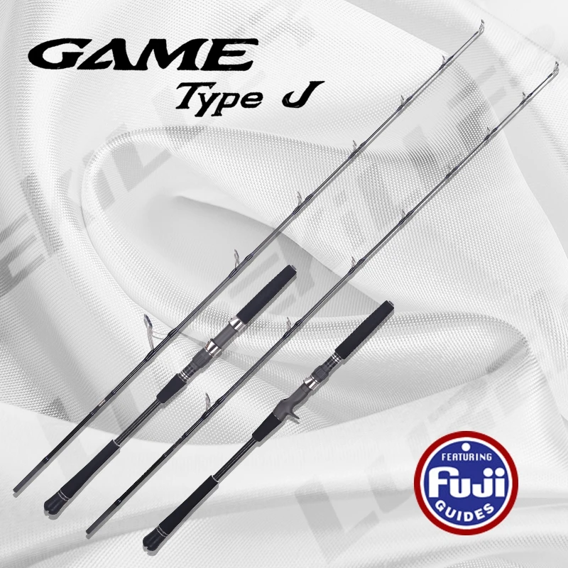 Lurekiller Japan Full Fuji Parts Jigging Rod Game Type J 1.8M PE 1-5 JIG 40-260G 12-20kgs Boat Rod Ocean Fishing Rod Slatwater