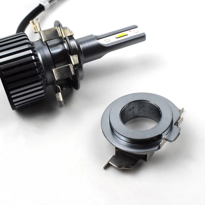 H7 LED Headlamp Bulb Adapter Base Bracket Car H7 Adapter Lamp Holder Socket Black Car Accessories for Headlamp Deck