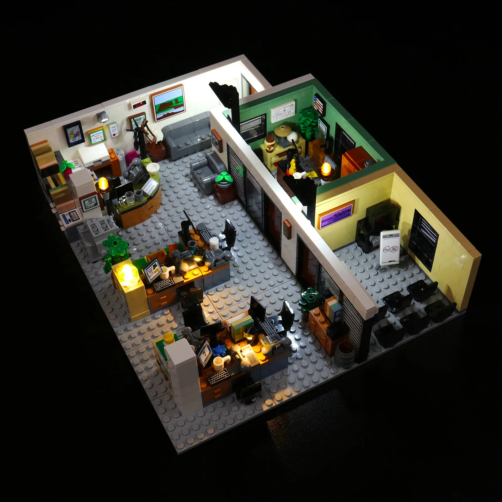 Vonado Building Blocks Light For 21336 The Office (NOT Include the Model) LED Lighting Accessories DIY Toys