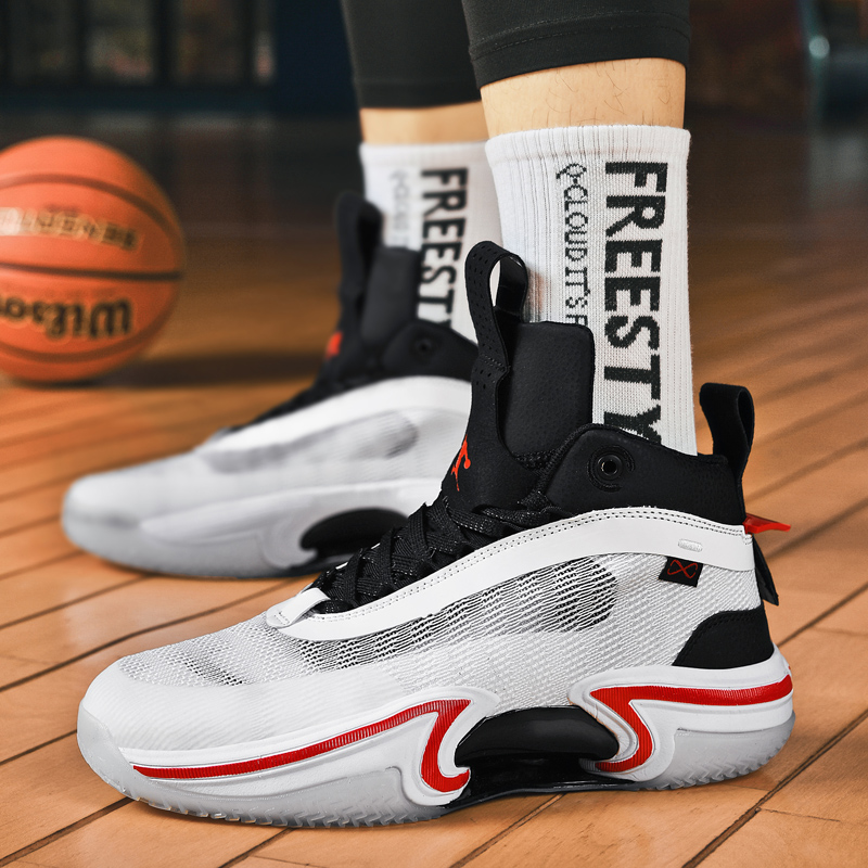 Men's Breathable Mesh Basketball Shoes: Non-Slip, Cushioned, Athletic hot Sneakers for Training & Walking