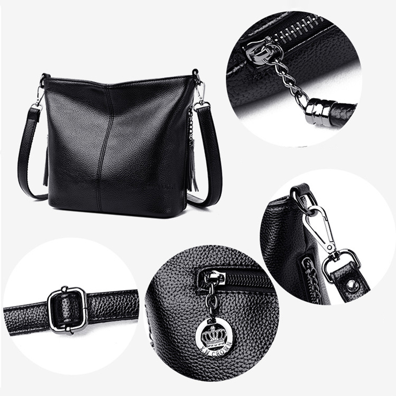 Solid Color Women Tote Bag High Quality Leather Ladies Handbag 2023 Women Shoulder Bag Small Crossbody Bags For Women Sac a Main